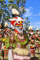 Engwal tribe men, Mount Hagen Show, Western Highlands, Papua New Guinea