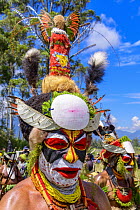 Gaim Engual Kuruware men, Mount Hagen Show, Western Highlands, Papua New Guinea