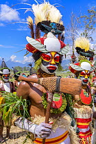 Gaim Engual Kuruware men, Mount Hagen Show, Western Highlands, Papua New Guinea