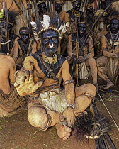 Net Hewa tribe men, Enga Show, Wabag, Western Highlands, Papua New Guinea