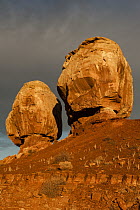 Rock formations, Twin Rocks, Capitol Reef National Park, Utah