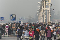 Smog in city, Beijing, China