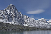 Mount Chephren and Waterfowl Lake, Banff National Park, Alberta, Canada