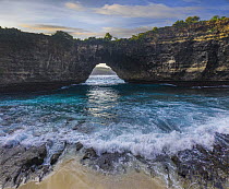 Rock arch, Atuh Beach, Nusa Penida, Bali, Indonesia