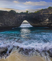 Rock arch, Atuh Beach, Nusa Penida, Bali, Indonesia