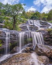 Mae Ya Waterfall cascading 260 meters, Doi Inthanon National Park, Thailand