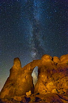 Turret Arch and the  Milky Way, Arches National Park, Utah