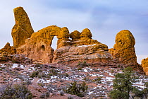 Turret Arch formation, Arches National Park, Utah