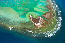Tropical island, One Tree Island, Great Barrier Reef, Queensland, Australia
