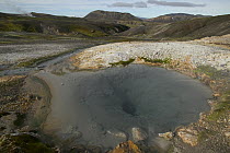 Geothermal spring, Fjallabak Nature Reserve, Landmannalaugar, southeast Iceland