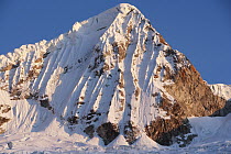 Chacraraju Mountain summit at 6112 meters, Cordillera Blanca Mountain Range, Andes, Peru