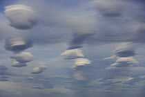 Lenticular clouds, Snaefell Nature Reserve, Iceland