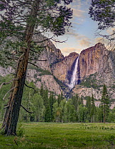 Yosemite Falls at Cook's Meadow, Yosemite National Park, California