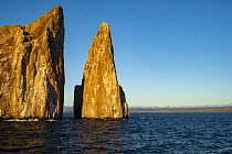 Sea stack, Kicker Rock, San Cristobal Island, Galapagos Islands, Ecuador