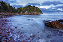 Coastline, Gulf of Saint Lawrence, Cape Breton Highlands National Park, Cape Breton Island, Nova Scotia, Canada