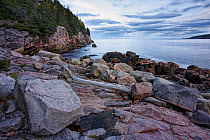 Coastline, Gulf of Saint Lawrence, Cape Breton Highlands National Park, Cape Breton Island, Nova Scotia, Canada