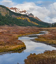 East River and Cinnamon Mountain, Raggeds Wilderness, Colorado