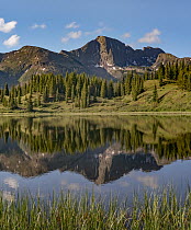 San Juan Mountains from Little Molas Lake, Colorado