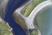 Coastal detail near Grandy Brook estuary, west of Burgeo, Newfoundland, Canada
