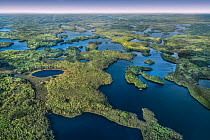 Lakes and boreal forest, Prairie Portage, Northwoods, Minnesota