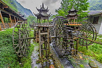 Water wheels, Wulingyuan, China