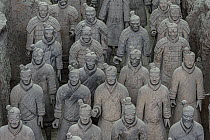 Terracotta Army statues, funerary art from 200 BCE, China