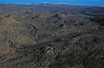 Aerial view of craterized district, San Cristobal Island, Galapagos Islands, Ecuador