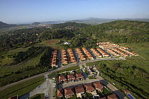 Aerial view of the Canal Zone, Albrook, former Fort Clayton, private housing area, Panama