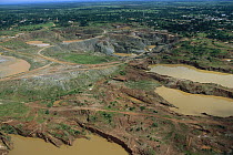 Gold mines during rainy season, Pantanal, Brazil