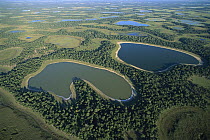 Lakes in April after rainy season near Rio Negro, southern Pantanal, Brazil