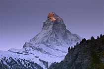 First light on the Matterhorn, Switzerland