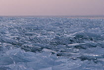 Iced over Lake Superior, Michigan