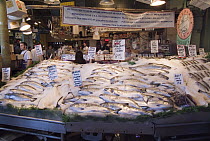 Chinook Salmon (Oncorhynchus tshawytscha) in a fishmarket, Alaska