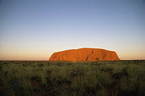Ayers Rock at sunset, Uluru NP, Northern Territory, Australia