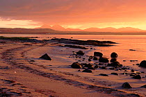 Sunrise over Loch Indaal, Islay, Scotland in October