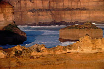 Limestone cliffs and sea stacks. Port Campbell NP, Victoria, Australia