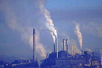 Air pollution, Avonmouth, England,  UK