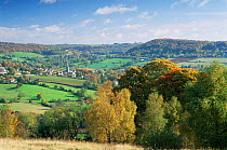 Cotwsold landscape in autumn, Painswick, Gloucestershire. UK