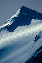 Snow covered mountains. South Georgia, Antarctica