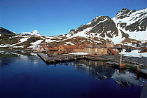 Abandonned whaling station at Grytviken, South Georgia, South Atlantic