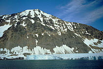 Glacier in the Hornsund area, Svalbard, Spitsbergen, Norway