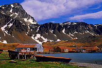 Abandoned whaling station. Grytviken. South Georgia Antarctic Falkland Islands