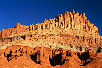 'The Castle' rock formation, Capitol Reef NP, Utah, USA