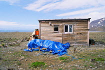 Remote St Andrews Bay refuge cabin, South Georgia, Falkland Islands
