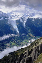 Glacier des Bossons above Chamonix, Alps, France