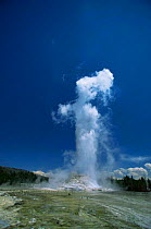 Active Castle Geyser, Yellowstone NP, Wyoming, USA