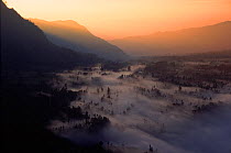 Slopes of Mount Bromo (active volcano) Indonesia