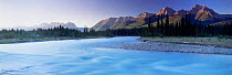 Kootenay River, Kootenay National Park in The Rockies, British Columbia, Canada.