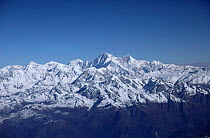 Aerial view of the Himalayas, Nepal