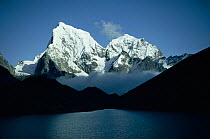 Cholotse Mountain taekn from the Gokyo lakes, Himalayas, Nepal